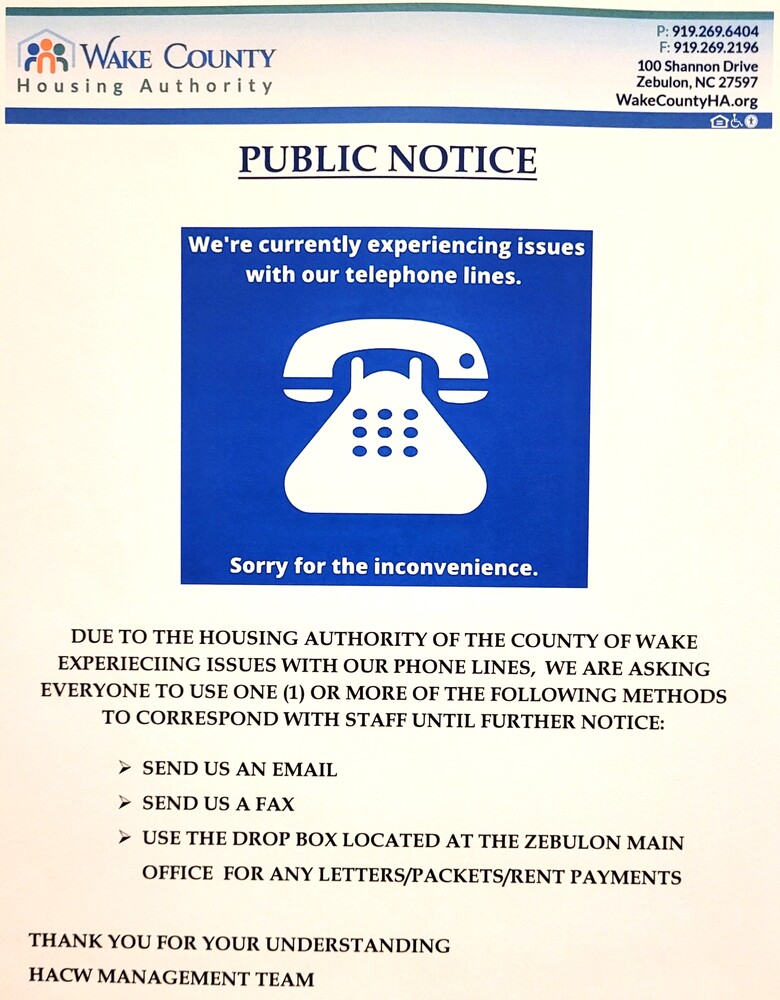 Notice of phone issues with an antique phone 