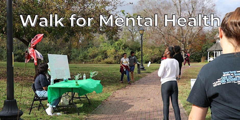 People walking in a park